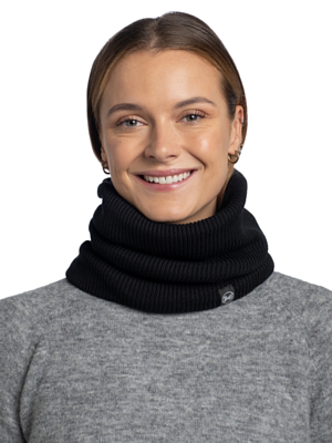 Шарф Buff Knitted & Fleece Neckwarmer Renvi Black