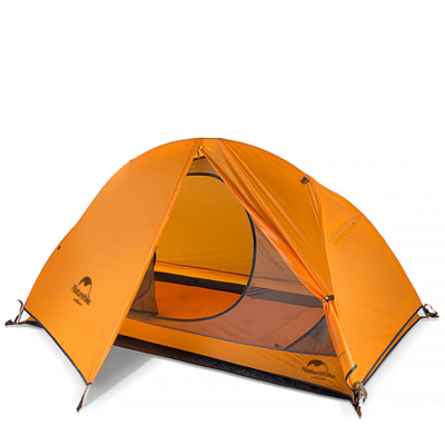 Naturehike Cycling Ultralight 1 Man Tent Mats 20D Orange 11892