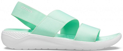 Сандалии Crocs LiteRide Stretch Sandal W Neo Mint/Almost White