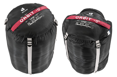 Спальник Deuter Orbit -5° L левый Cranberry/Steel