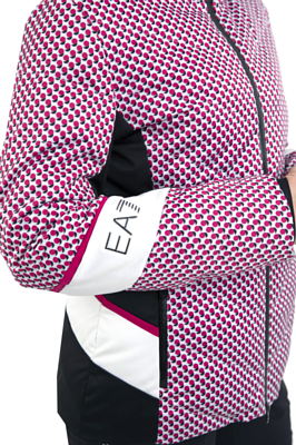 Куртка горнолыжная EA7 Emporio Armani SKI W JKT 9 Fancy magenta pois