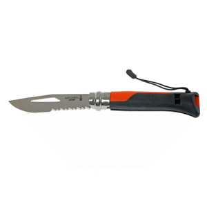 Нож Opinel Outdoor №08 VRI Клинок 8,5 см.+свисток Оранжевый