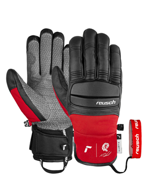 Перчатки REUSCH Marco Odermatt Black/Fire Red