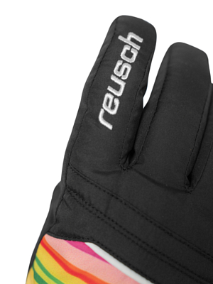 Перчатки REUSCH Alan Junior Blck/Multicol Lines