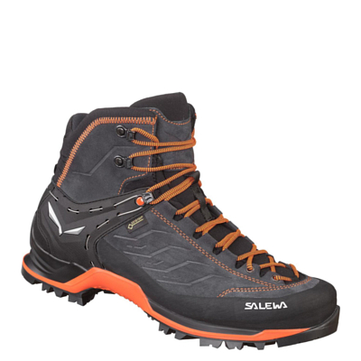 Треккинговые ботинки Salewa Mountain Trainer Mid Gore-Tex Men's Asphalt/Fluo Orange