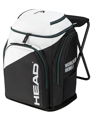 Рюкзак HEAD Rebels Coaches Racing со стулом 75L Black/White/Speed Blue