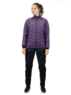 Куртка беговая NONAME Hybrid Warm 24 Dk Purple