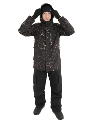 Куртка сноубордическая Volcom L Gore-Tex Black Giraffe