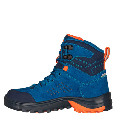 Ботинки детские Trollkids Kids Trollsteinen Hiker Mid XT Atlantic Blue/Dark Navy/Glow Orange