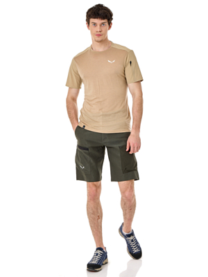 Шорты Salewa Puez Hemp/Dst Dark Olive