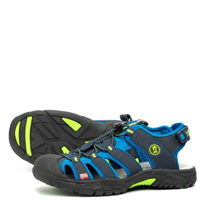 Сандалии детские Trollkids Kids Kvalvika Sandal Navy/Viper Green