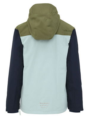 Куртка детская Trollkids Kirkenes Anorak Dusky Olive/Navy/Frosty Mint