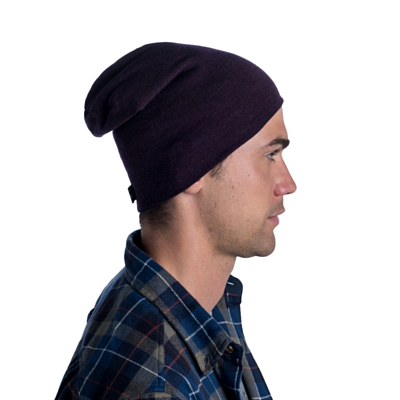 Шапка Buff Merino Heavyweight Hat Solid Denim