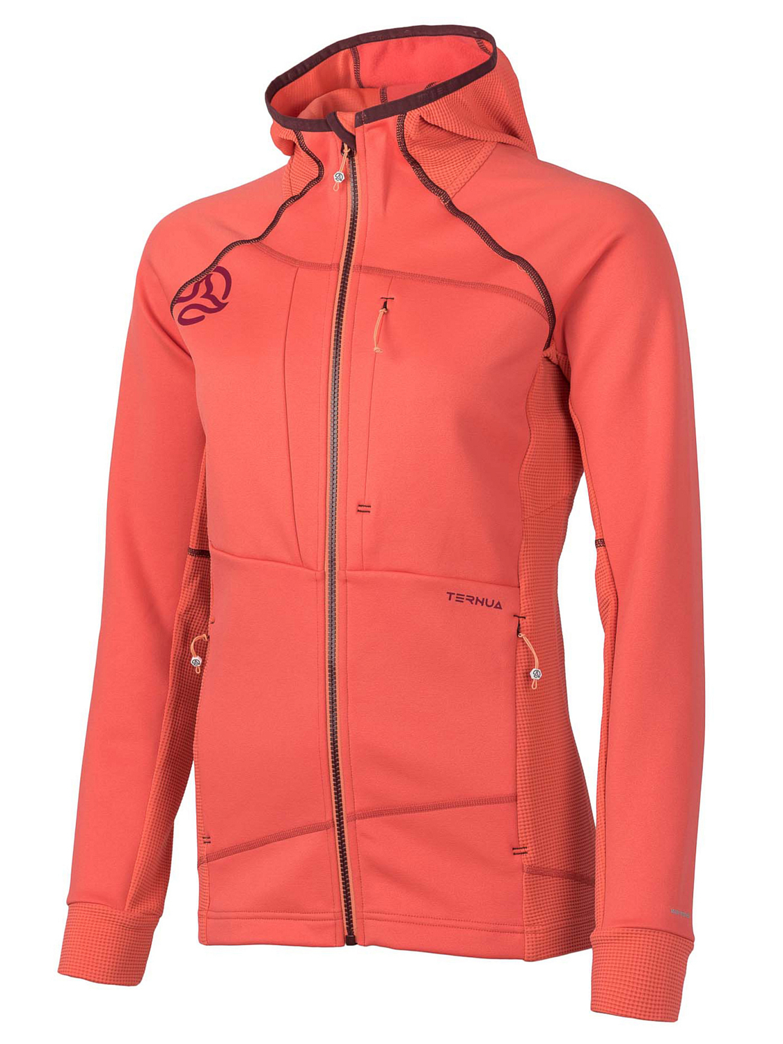 Флисовая куртка Ternua Sakketa 2.0 Hood Jkt W Living Coral