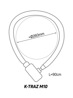 Замок велосипедный Zefal K-Traz M10