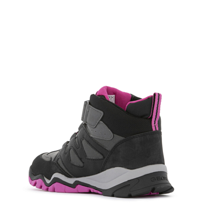 Ботинки детские GEOX J Montrack B Abx A Anthracite/Fuchsia