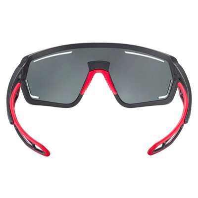 Очки солнцезащитные CEBE Strack Vision Black/Red Matte-Zone Grey/Red