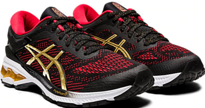 Asics Gel kayano 26 lucky Black Pure gold