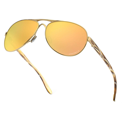 Очки солнцезащитные Oakley Feedback Polished Gold-Prizm Rose Gold Polarized