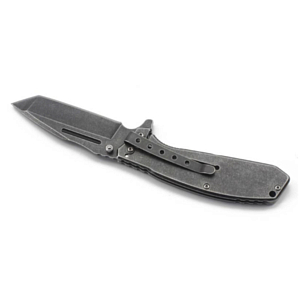 Нож Stinger Knives 90 мм рукоять нержавеющая сталь Темно-Серый