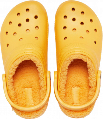 Сандалии Crocs Classic Lined Clog Orange Sorbet