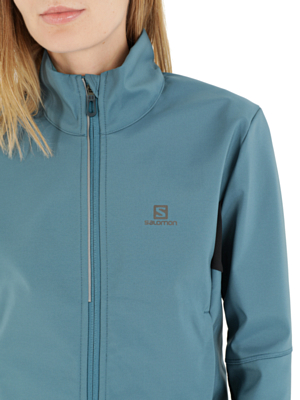 Куртка беговая SALOMON Agile Softshell W Blue