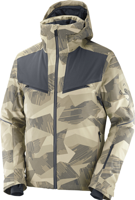 Куртка горнолыжная SALOMON Brilliant Jkt M Roasted Cashew/Ao/Ebony