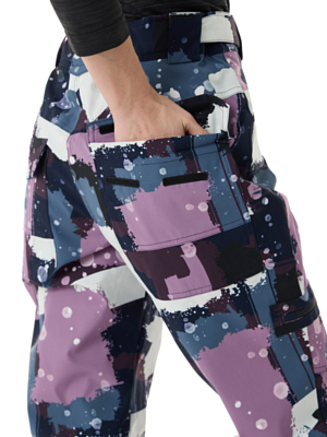 Брюки сноубордические Rehall Nori-R Camo Abstract Lavender