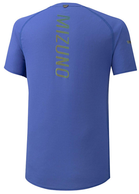 Футболка беговая Mizuno DryAeroFlow Tee синий