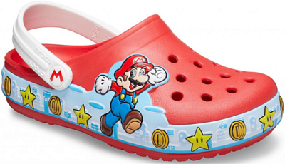 Сандалии детские Crocs Fun Lab Super Mario Lights Flame