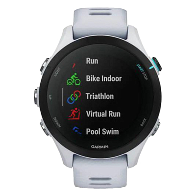 Часы Garmin Forerunner 255S Music Whitestone 41мм Белый