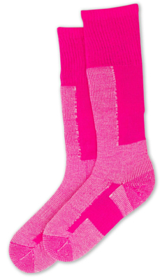 Носки THORLO'S Skiing Maximum Cushion Over-Calf Schuss Pink/White