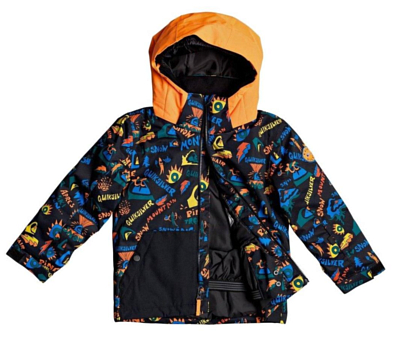 Куртка сноубордическая детская Quiksilver Little Mission - Snow Jacket Boy's True Black Ski Fun