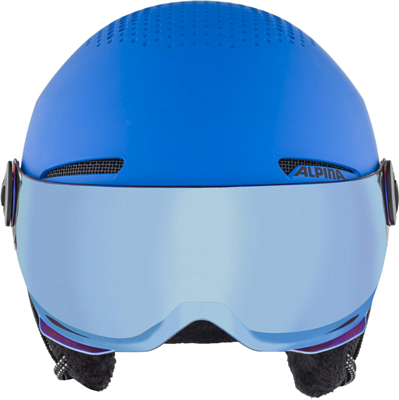 Шлем детский ALPINA Zupo Visor Q-Lite Blue Matt