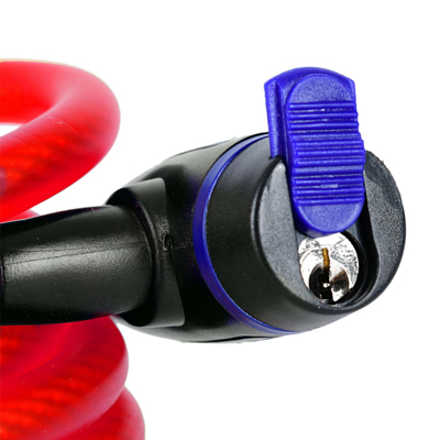 Замок велосипедный Oxford Cable Lock 1,8mх12mm OF249 Red