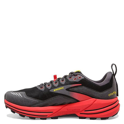 Кроссовки BROOKS Cascadia 16 Black/Fiery Red/Blazing Yellow