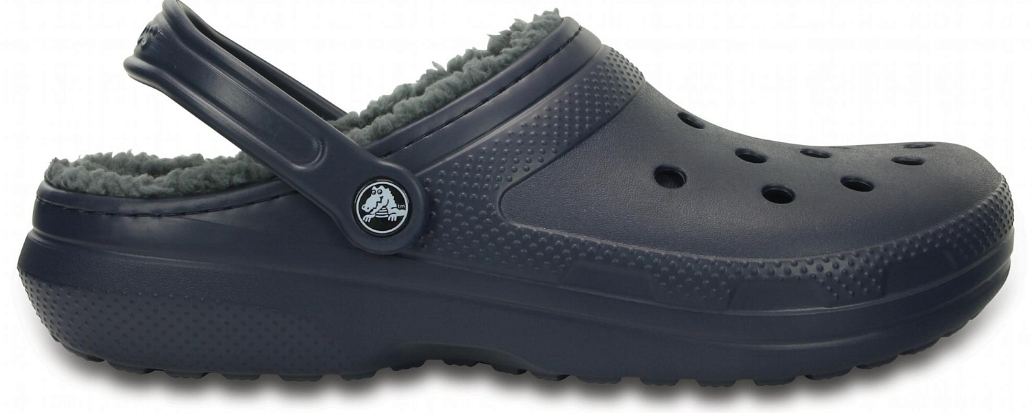 Сандалии Crocs Classic Lined Clog Navy/Charcoal