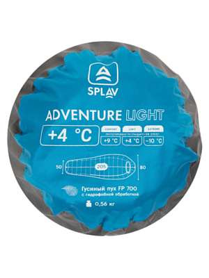 Спальник Splav Adventure Light 205 Голубой