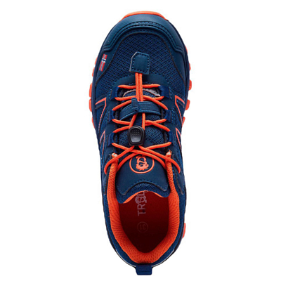 Ботинки детские Trollkids Kids Sandefjord Hiker Low Mystic Blue/Orange