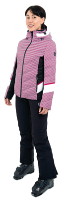 Куртка горнолыжная EA7 Emporio Armani SKI W JKT 9 Fancy magenta pois