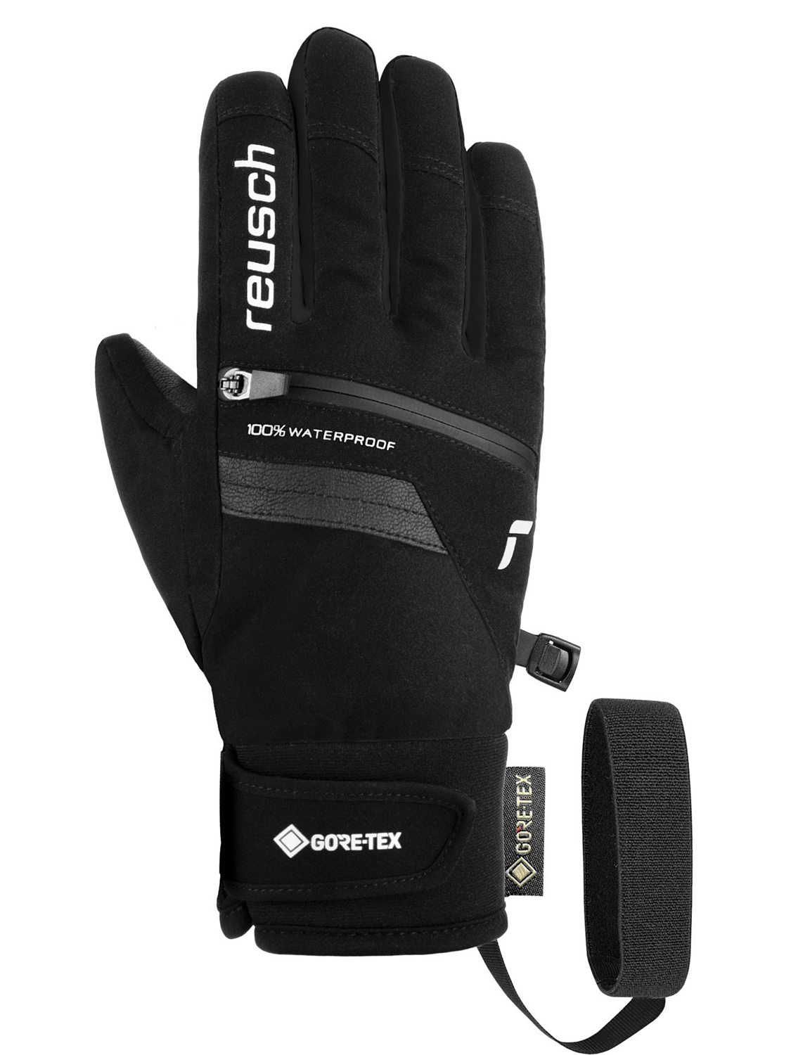 Перчатки детские REUSCH Travis Gore-Tex Junior Black/Silver