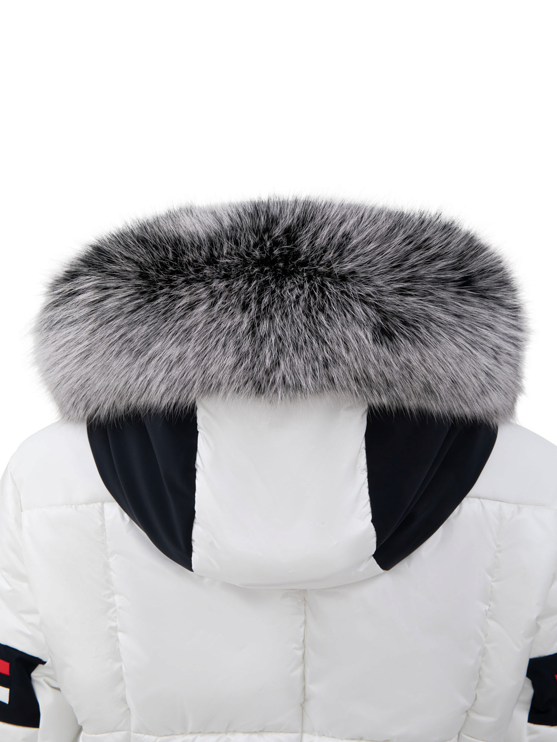 Воротник меховой TONI SAILER Shadowfox Snowtop Black-Bright/White