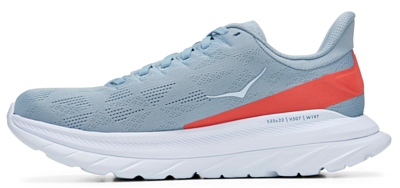 Кроссовки Hoka Mach 4 Blue Fog/Hot Coral