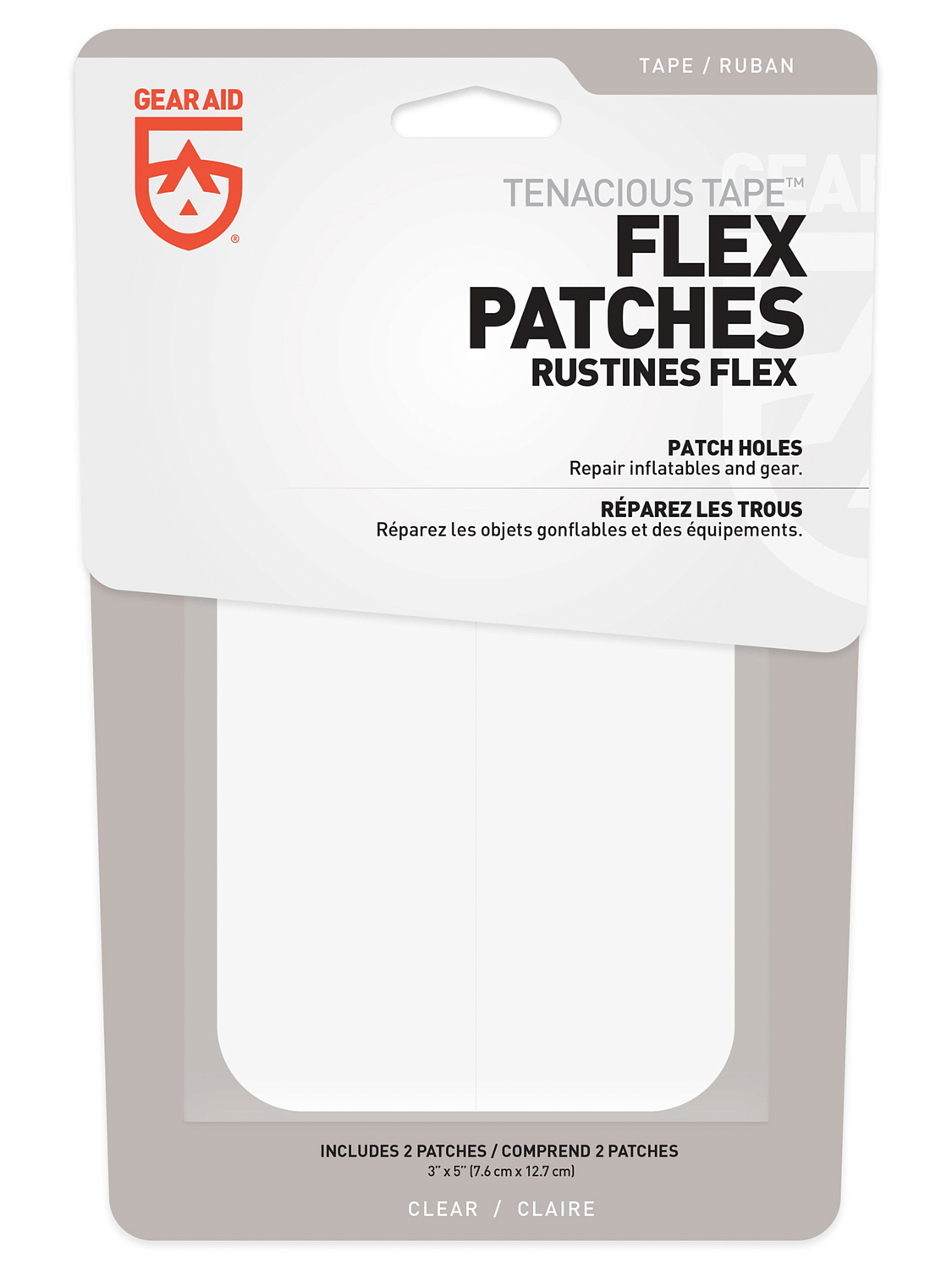 Заплатки для ремонта снаряжения Gear Aid Tenacious Tape Flex Patches Tpu