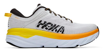 Кроссовки Hoka Bondi 7 Nimbus Cloud/Radiant Yellow