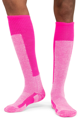 Носки THORLO'S Skiing Maximum Cushion Over-Calf Schuss Pink/White