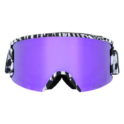 Маска горнолыжная Volcom Garden Op Art Purple Chrome Lens/Yellow Bonus Lens