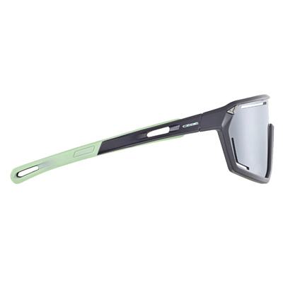 Очки солнцезащитные CEBE Strace Black Pastel/Green Matte-Zone Blue Light/Grey Silver