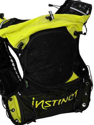 Жилет для бега Instinct X 10L With Flasks Black/Liime