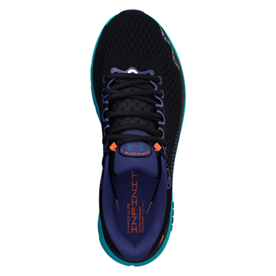 Кроссовки Under Armour Hovr Infinite 4 Black/Blue Surf/Orange Blast